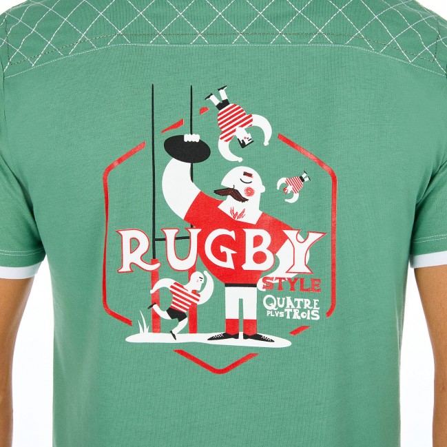 CLASSIC RUGBY STYLE vert eau